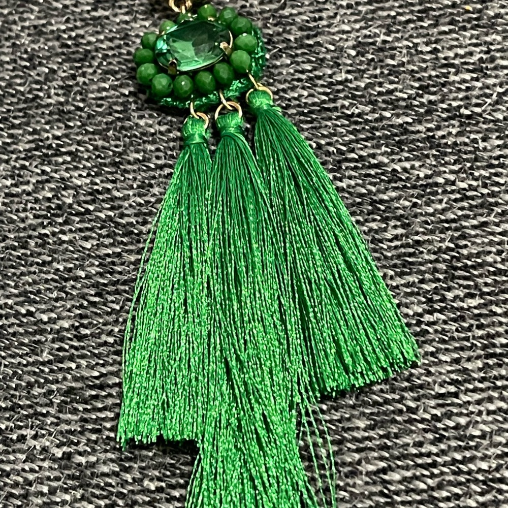 NWOT green and gold Lilly Pulitzer earrings